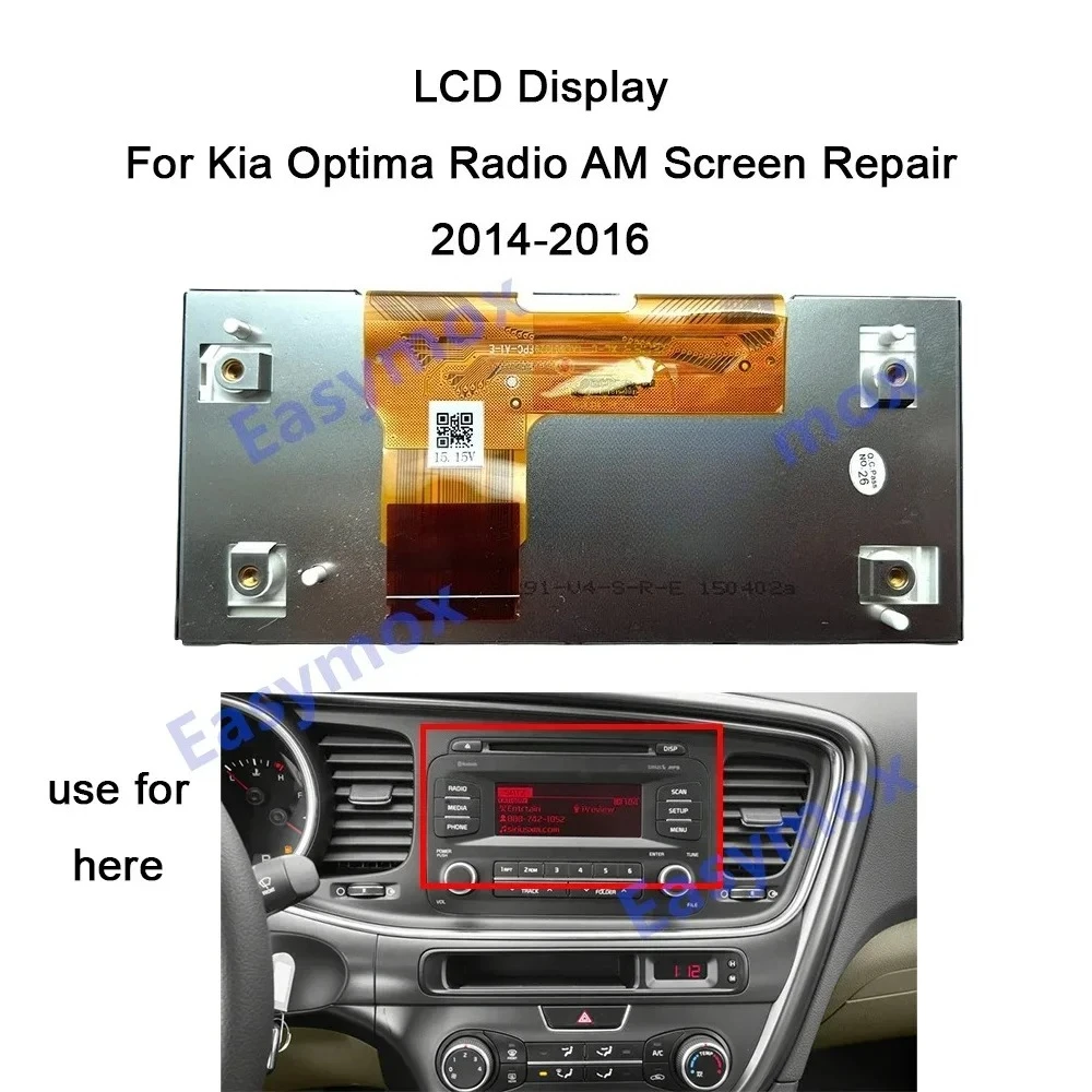 LCD Display For Kia Optima 2014 2015 2016 Radio AM Screen Repairmrent 96170-2TBA0CA