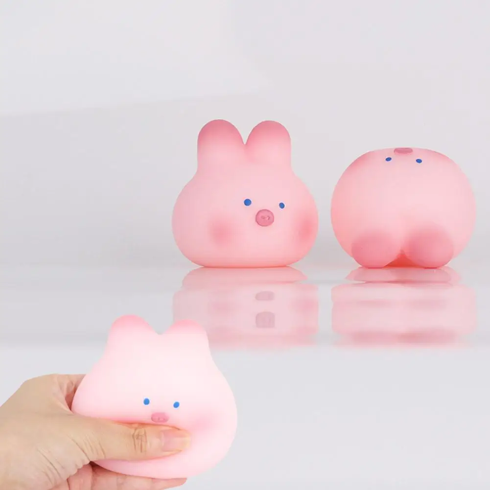 Cute Pink Pig Rabbit Squeeze Fidget Toy antistress Cozy Animal Toy Decompression squises Toys Cartoon Toys J8Z4