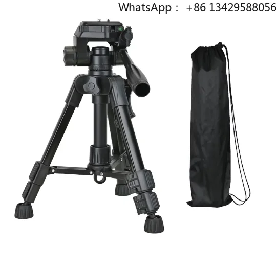 

Lightweight Aluminum Mini Tripod Stand GT-668 KINFUTO for Video Camera Microphone DSLR Soccer Streaming Dv 1700mm Max Height