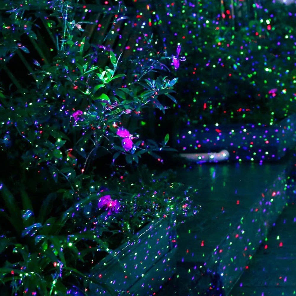 Firefly Laser Light Projector Outdoor Garden Lights IP65 Waterproof RGB Starry Sky Laser Lights For Garden Lawns Courtyard Decor