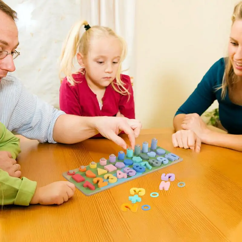 Holz Anzahl Passenden Bord Farbe Anzahl Mathe Spielzeug Für Kleinkinder Montessori Pädagogisches Anzahl Form Passenden Sortierer Bord spielzeug