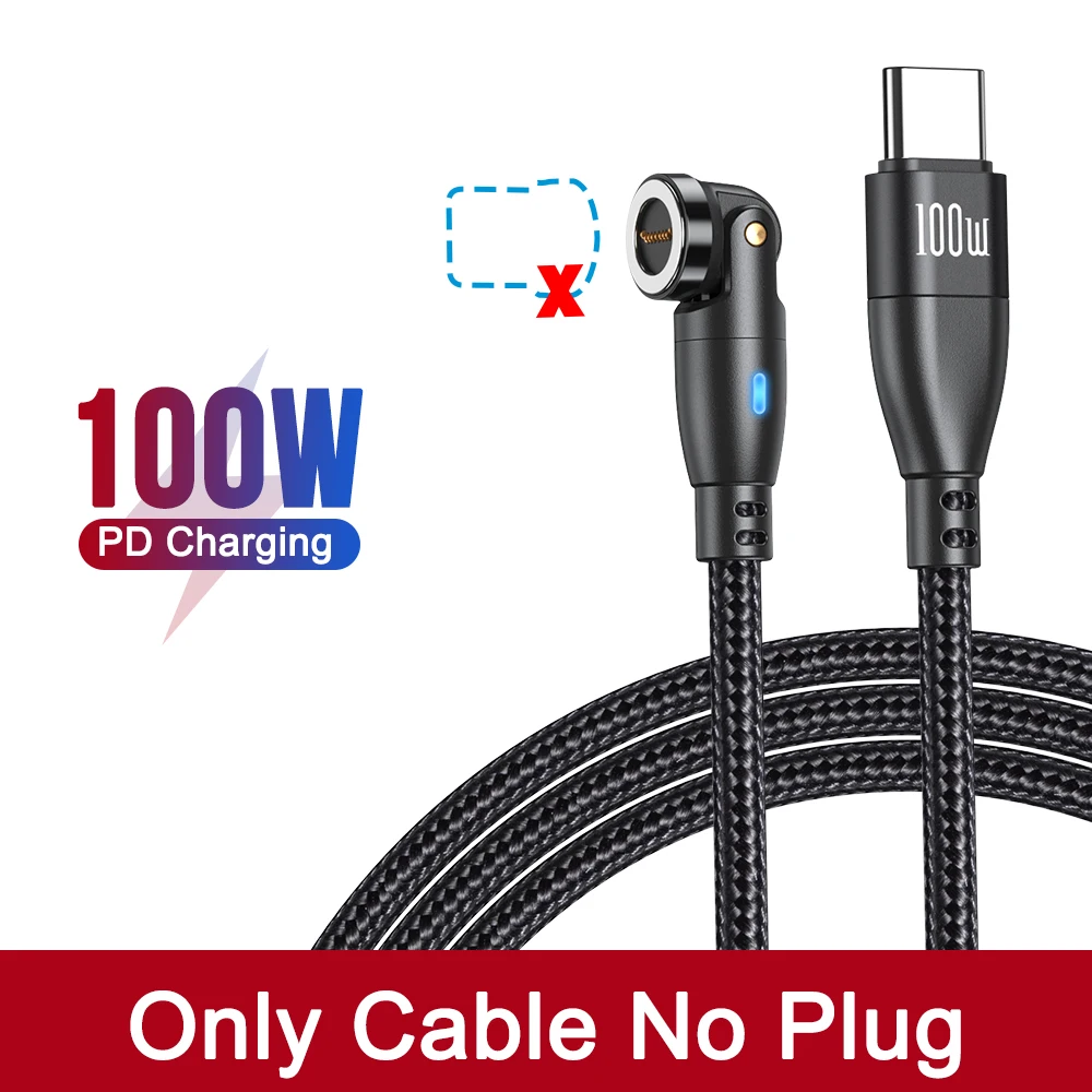 AUFU 100W Magnetisches USB Typ C Kabel 5A Schnellladung Micro Typ C Kabel für MacBook Samsung für iPhone Magnet Ladegerät Kabel