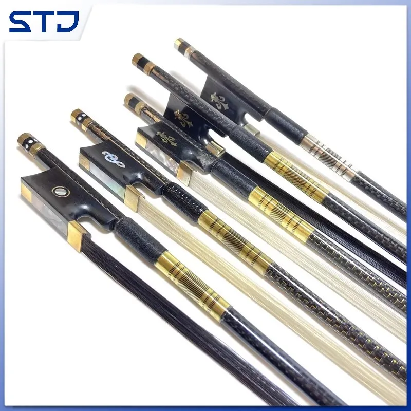 

Best Bow 4/4 - 1/4 1pcs Various Styles Beautiful Violin High-end Carbon Fiber