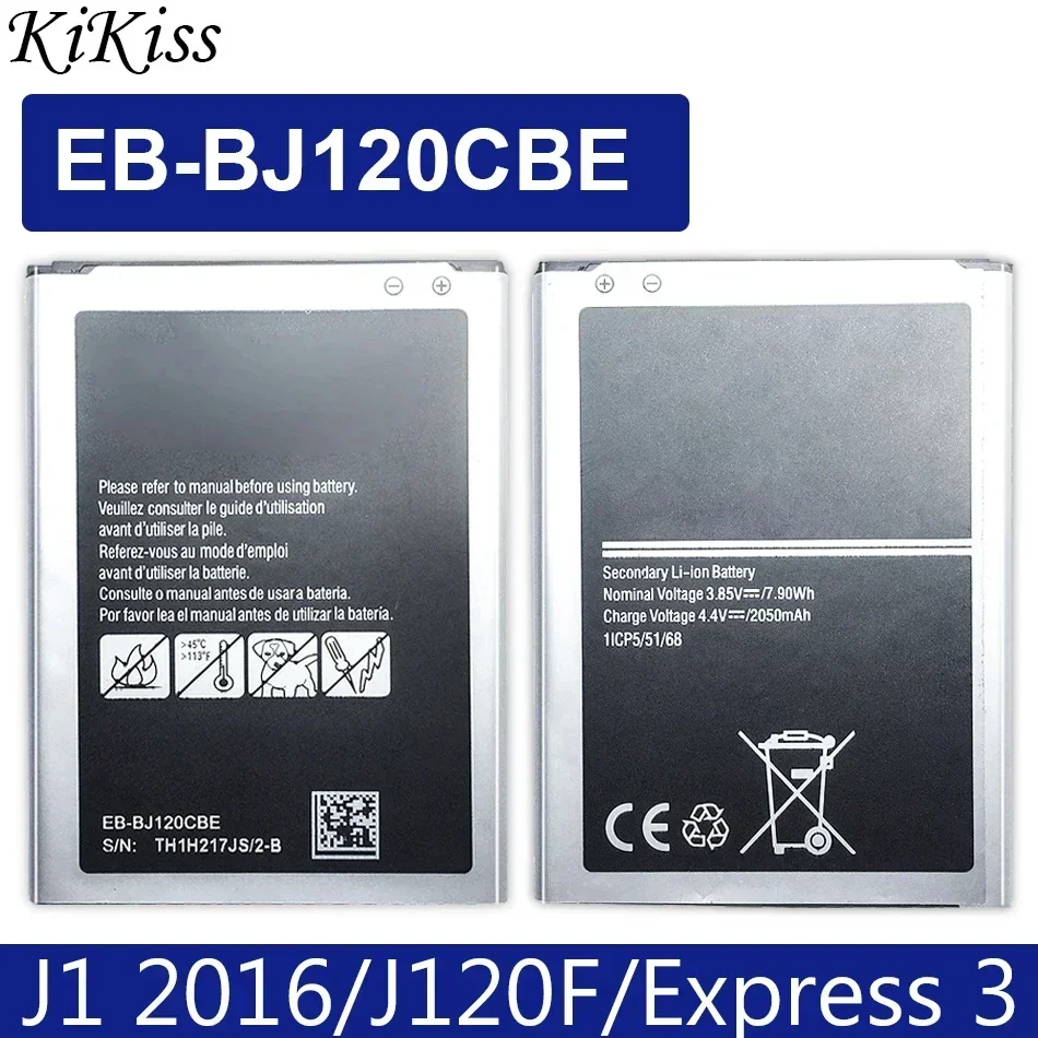 Battery EB-BJ510CBE for Samsung Galaxy J5 2016, J510, J510F, for Samsung J1, J2, J3, J5, J7, 2015, 2016, 2017, EB BI510CBE