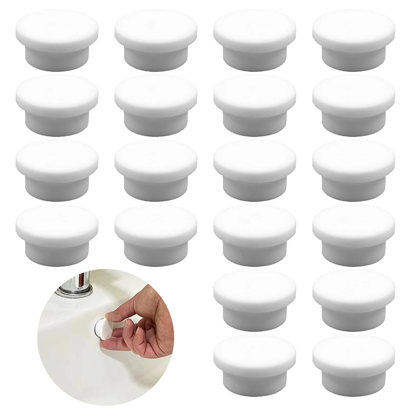 5/10/20PCS Wash Basin Overflow Cover Kitchen Bathroom Sink Hole Basin Trim Plug Replacement Bath Drain Cap Overflow Ring Covers