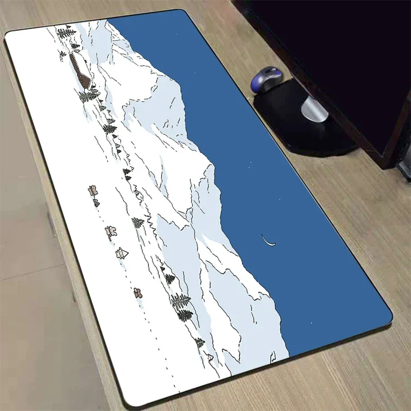 Rabbit Office Accessories Pc Game Mouse Support Mouse Pads Gamer Mousepads 80x40 Anime Rug Computer Gamers Mousemat Tablet 90X40