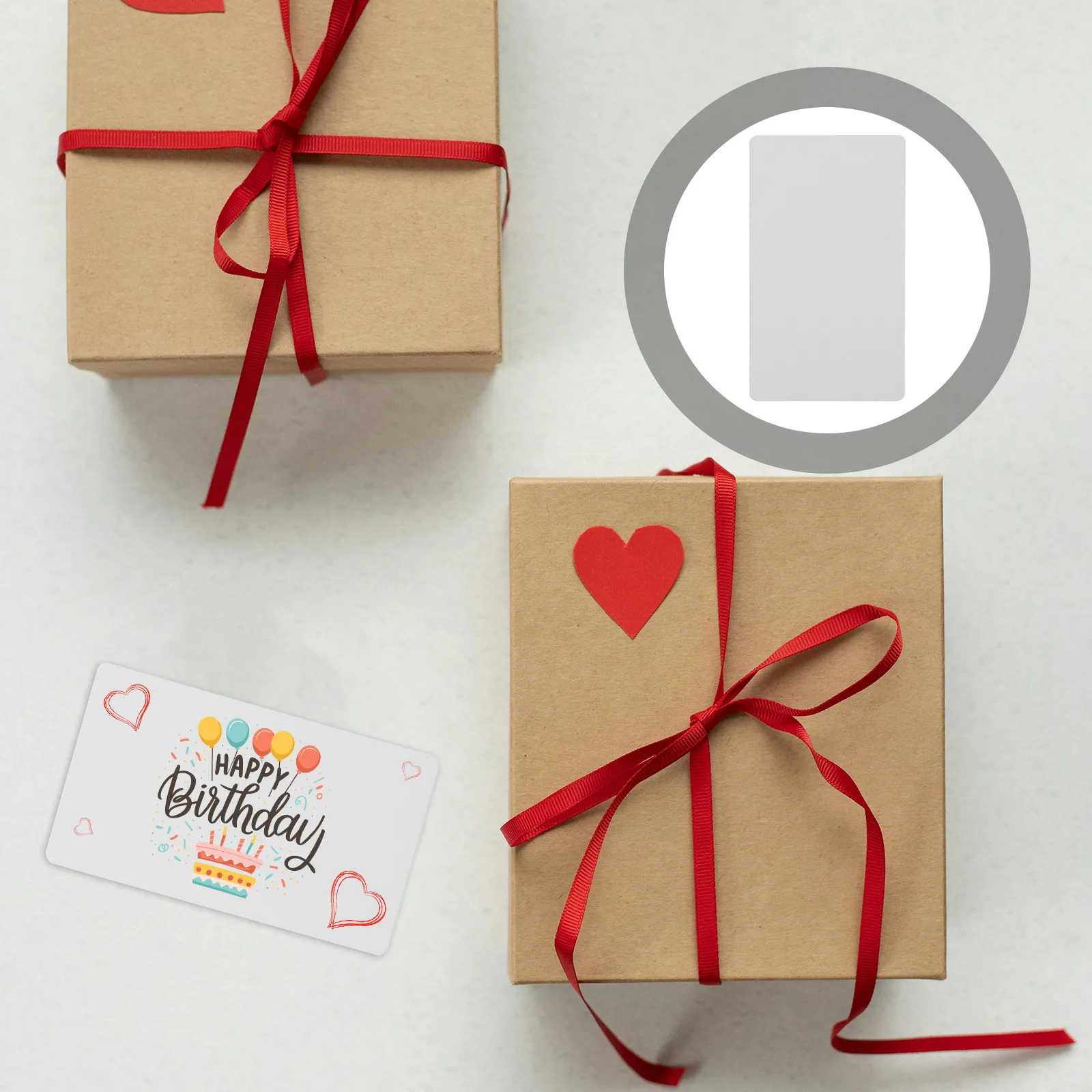 

100Pcs Retro Kraft Message Cards Double Sided Blank DIY Greeting Cards Wedding Party Gift Tags Memo Pads Black