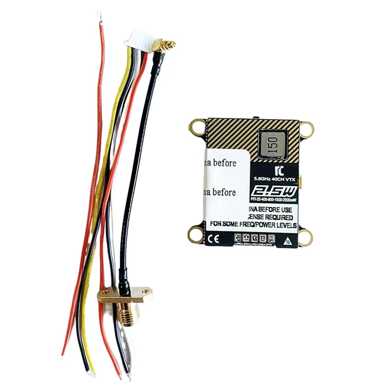 5.8G 2.5W FPV VTX 40CH 2500MW For RC Fixed Wing FPV Long Rang Racing Drone Durable Easy To Use