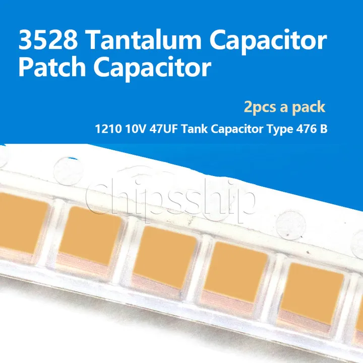 1210 10V 47UF Bile Capacitor 476 Type B 3528 Tantalum Capacitor Patch