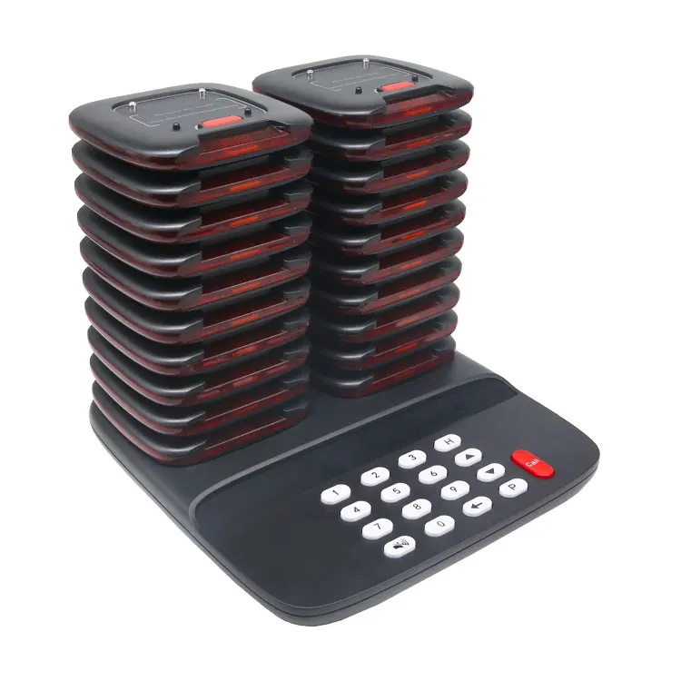 

Professional Manufacturer Restaurant Call Button System Long Distance Wireless Coaster Pager