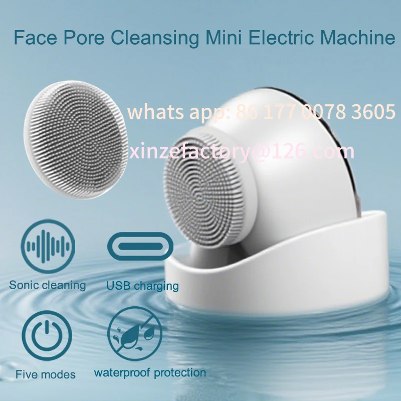 Customizable Face Pore Cleansing Mini Electric Machine With Lift Feature Handheld Skincare Brush 2in1 High Frequency Electric - view 2