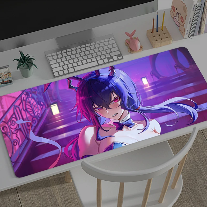 

Mousepad Large Arknights chen Gaming Keyboard Gamer Non-Slip Mouse Pad on The Table Desk Mat coaster PC carpet Anime Mouse Mats