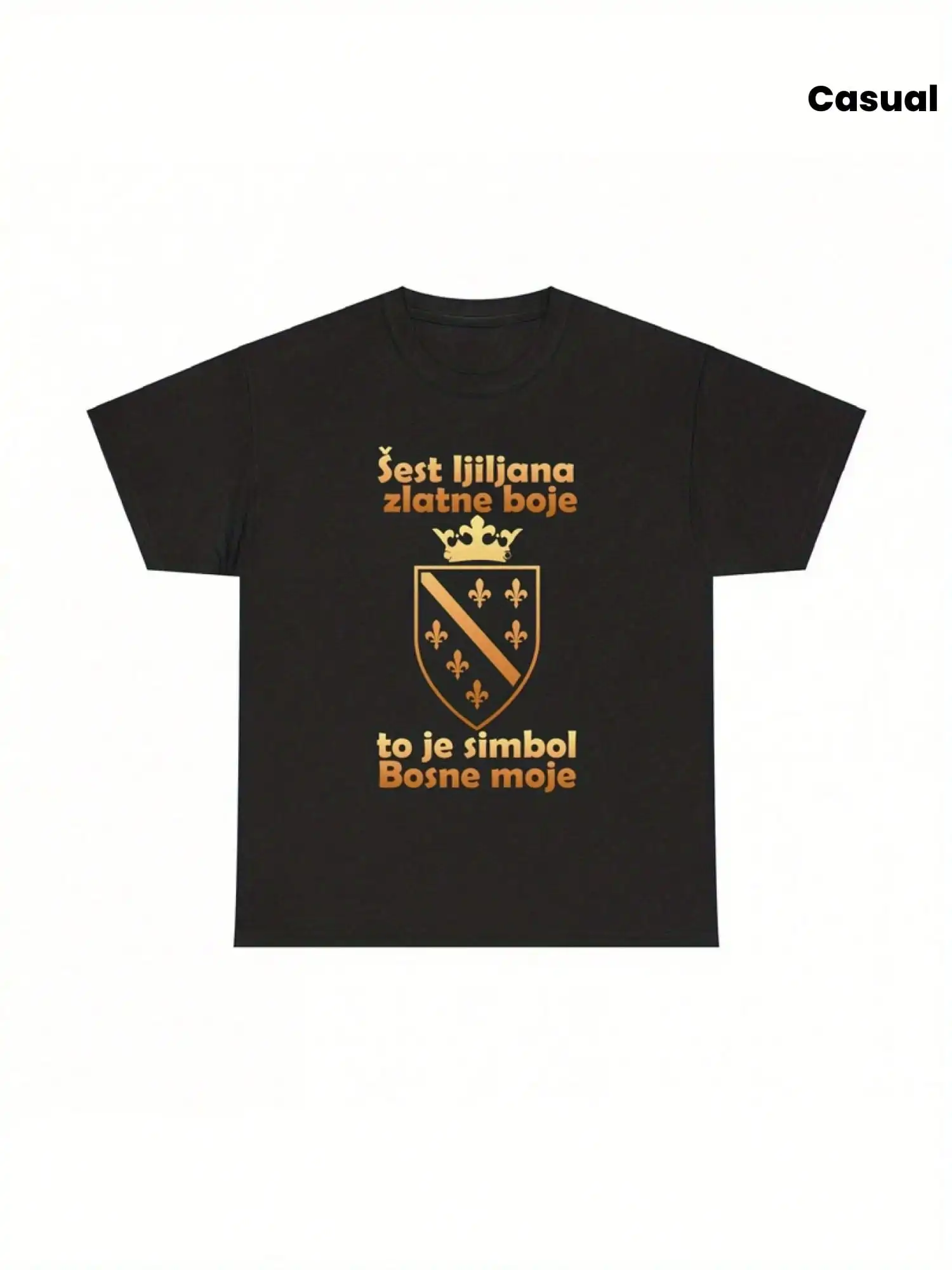 

Bosnia Babo Father Shirt - Bosnian Dad T-Shirt for Men & Women, with Bosnian Heritage Design, Shirt for Daily Wear