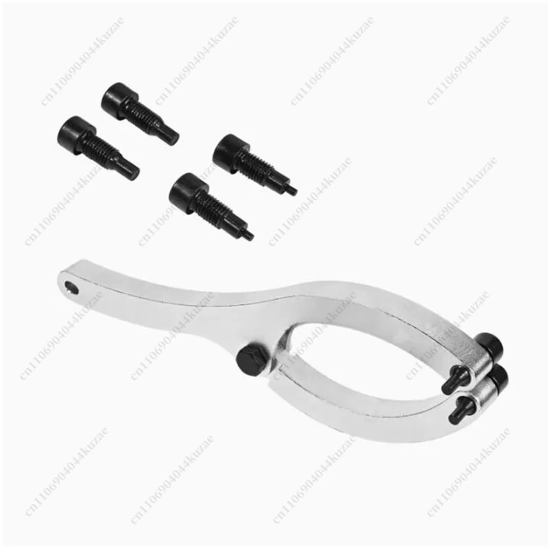 Heavy Duty Hydraulic Cylinder Piston Wrench Kit, 230mm Max Excavator Arm Nut with M4/M6/M8 Pins