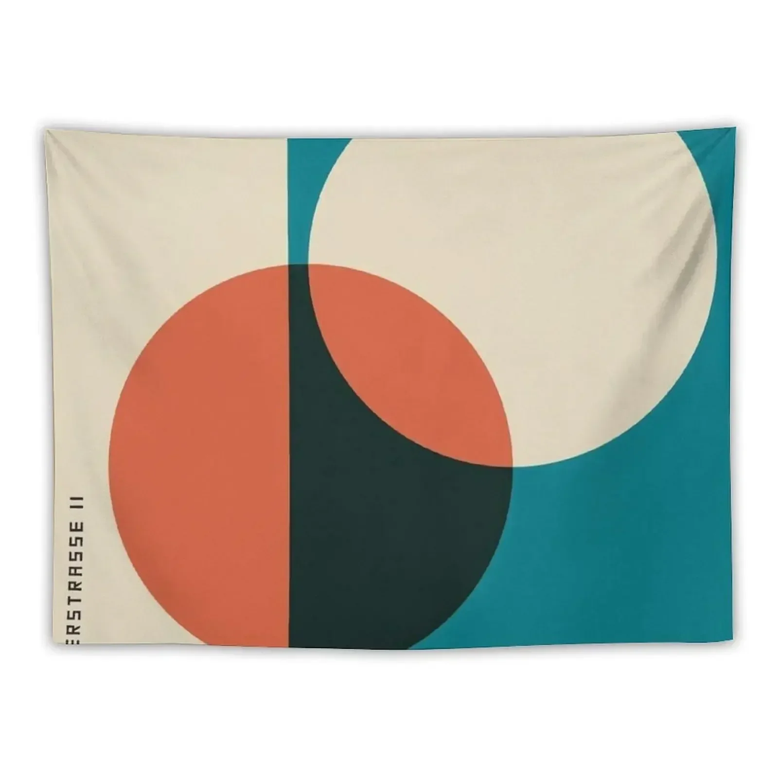 BAUHAUS AUSSTELLUNG 1923 CIRCLES Tapestry Wall Tapestries Aesthetic Room Decoration Tapestry