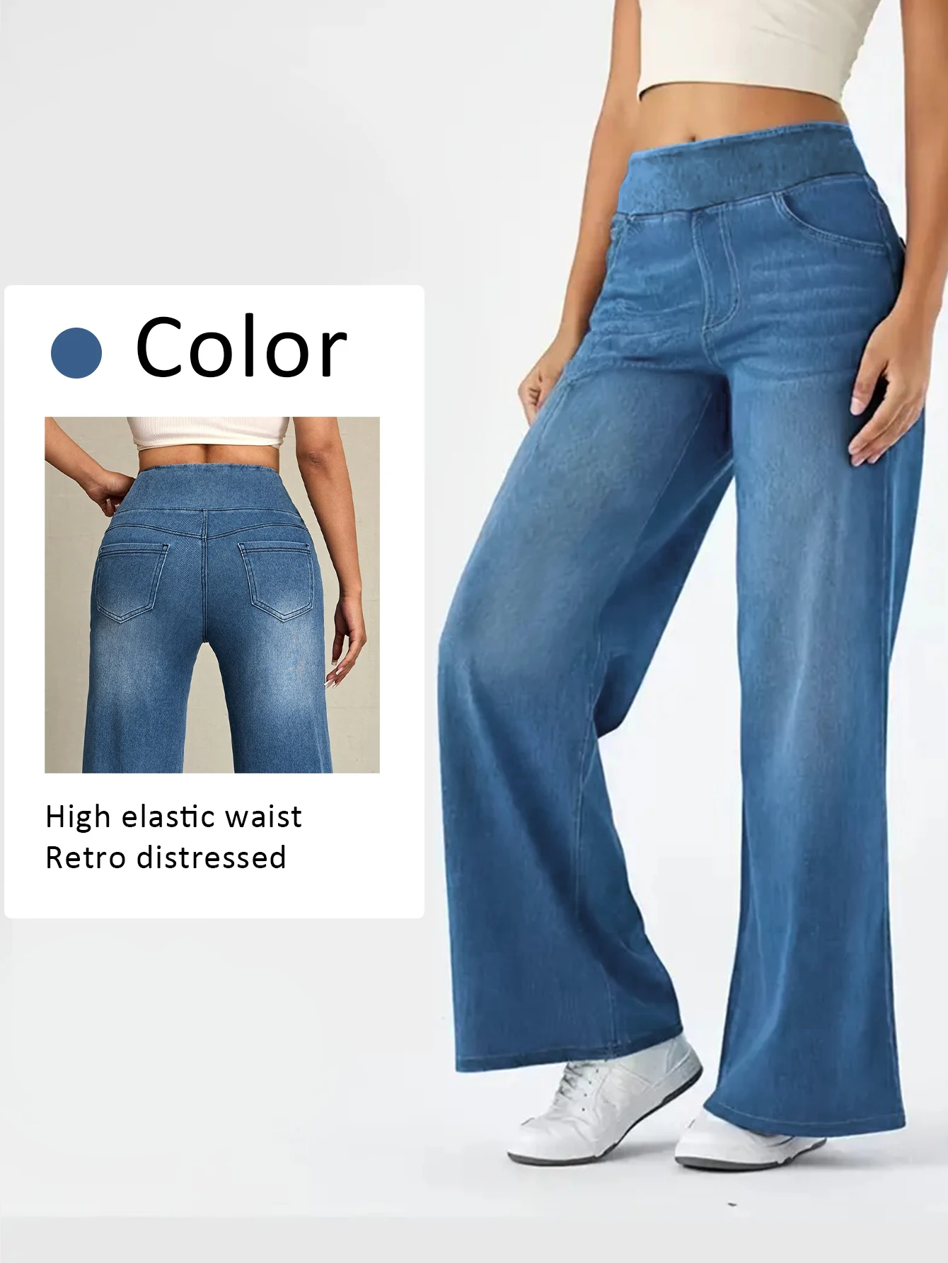 Women's Washed Blue… - image