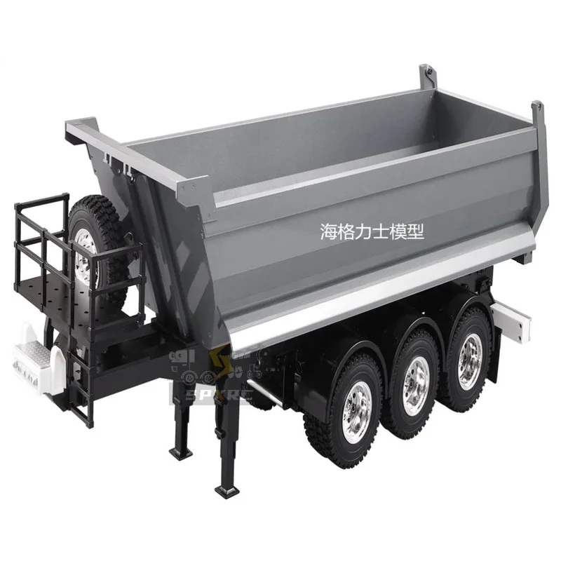 Hercules 1/14 series U-drag is used for Tamiya European version dump U-tow DIY RC trailer dump truck