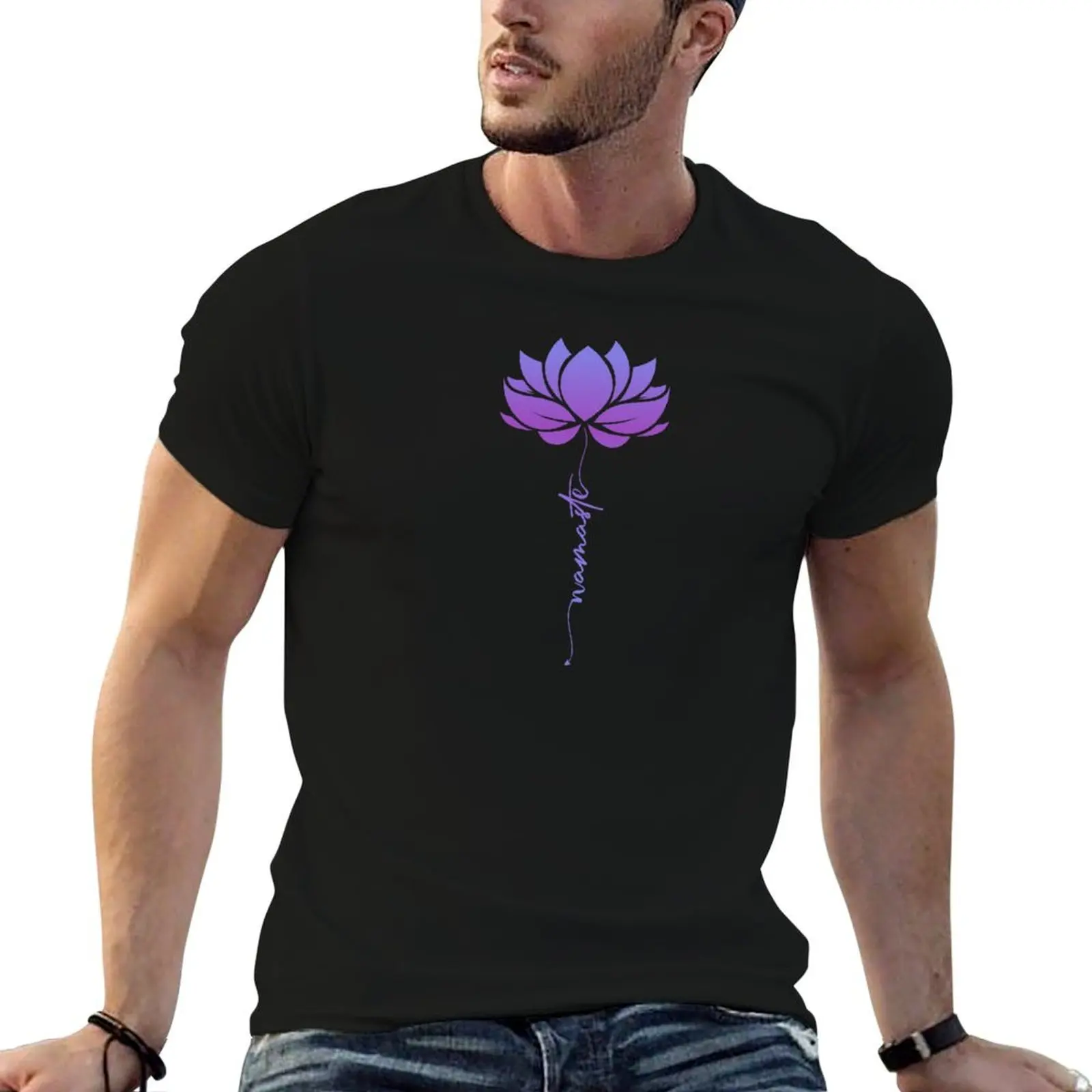 

Namaste T-Shirt t shirts for man slim fit man t shirt cotton t shirts for man graphic funny T-Shirt