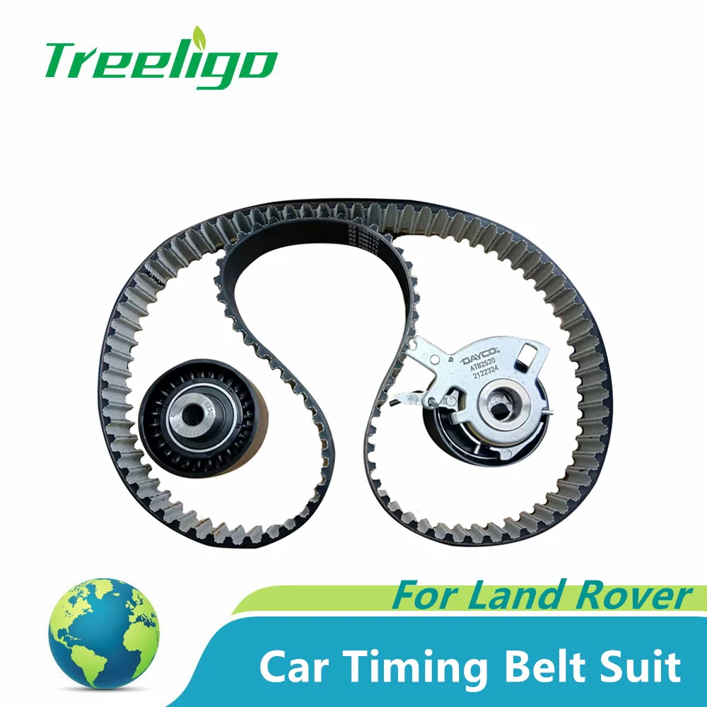 3Pcs Timing Belt Suit Idler Pulley Tensioning Wheel Set 2.2L Diesel For Land Rover Freelander Range Rover Evoque 2.2T LR032526