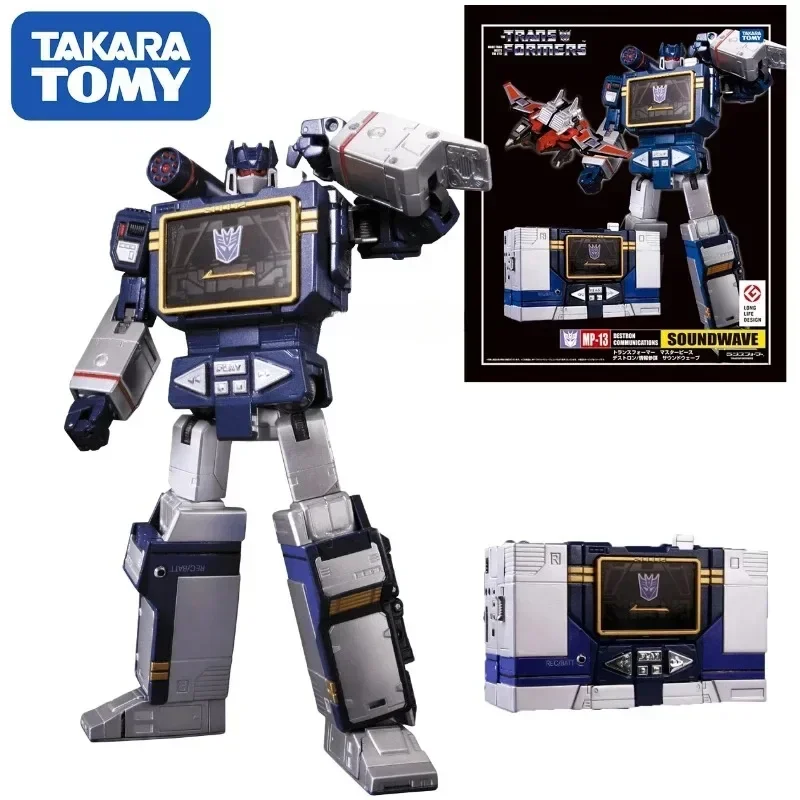 재고 있음 Takara Tomy 변형 로봇 KO MP13 Mp-13 음파 변형 이동식 인형 장난감 컬렉션 Transformers Soundwave
