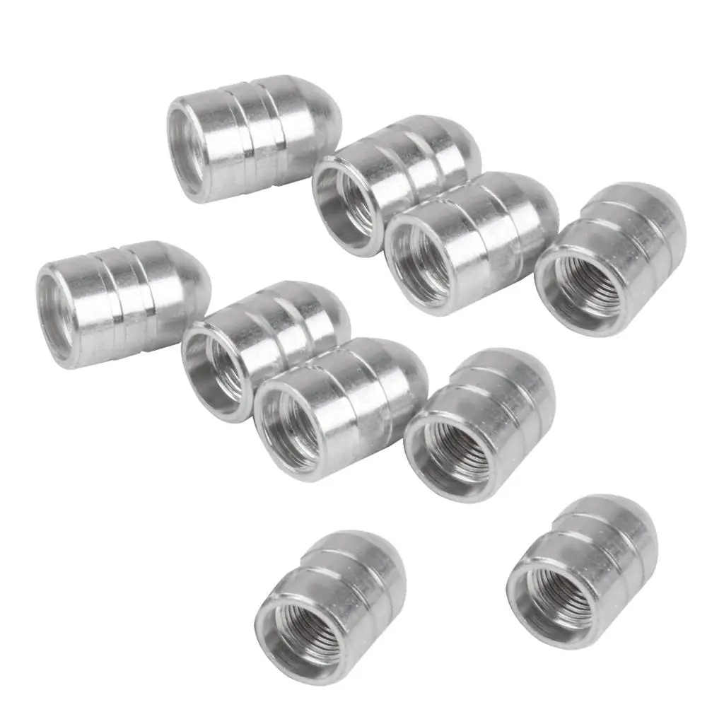 

Универсальный колпачок клапана для шин из алюминиевого сплава, пылезащитный чехол 5 мм, серебристый для защиты автомобиля, мотоцикла, велосипеда