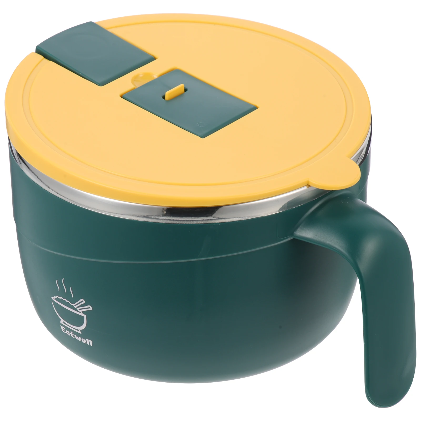 

Stainless Steel Ramen Bowl Insulated Leak Proof Soup Noodle Bowls Travel Reusable Stainless Steel Fast Food Cup
