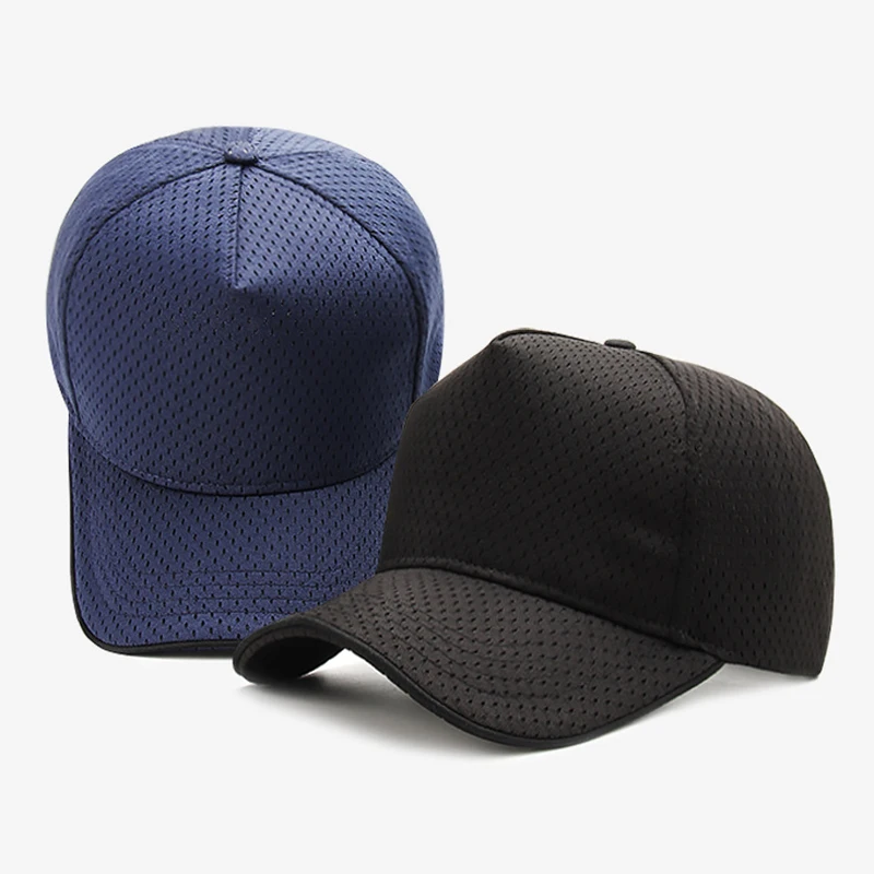 

New Full Mesh Large Size Men Baseball Cap Spring Summer Big Head Caps Breathable High Quality