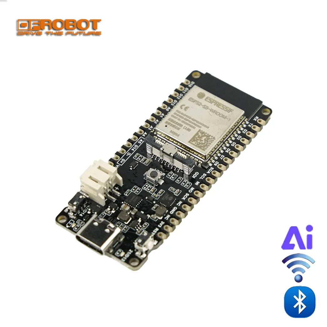 FireBeetle 2 ESP32-S3 N4 Двухъядерный микроконтроллер IoT без камеры 4 МБ FL. 512 КБ СР. Поддержка ускорения AI для домашнего автоматизации AIoT FireBeetle 2 ESP32-S3 N4 Двухъядерный микроконтроллер IoT без камеры 4 МБ FL. 512 КБ СР. Поддержка ускорения AI для домашнего автоматизации AIoT