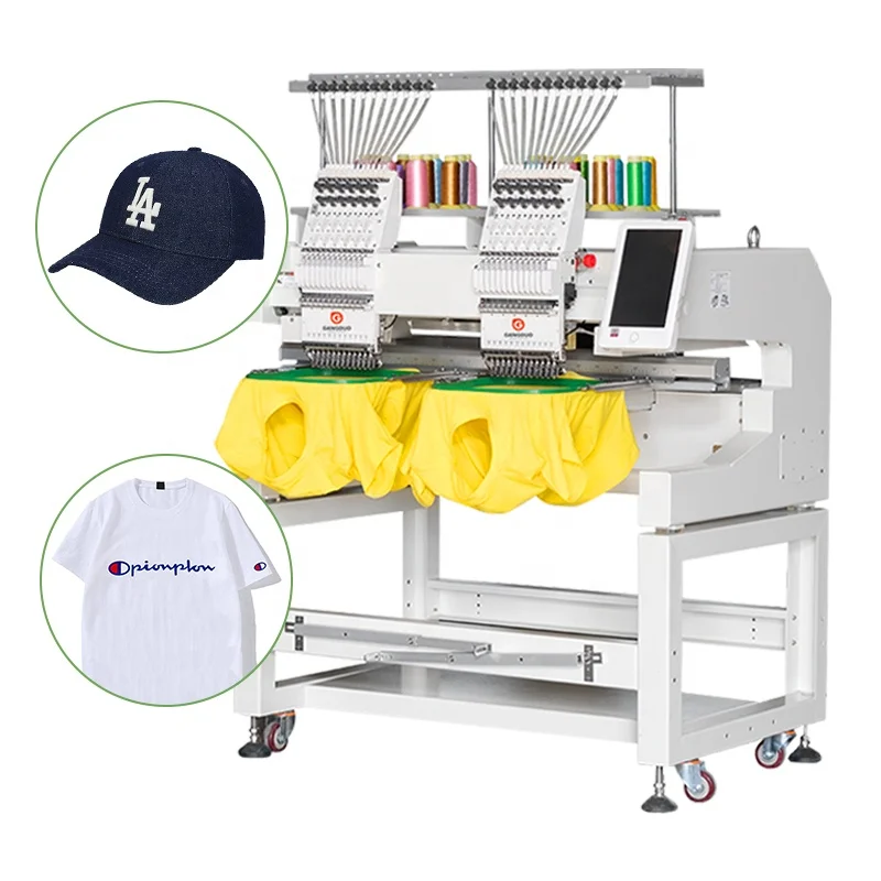 

Advance 120c Customized Aari 2 Head Embroidery Machine Flat Electronics 6 Tetes Cash on Delivery for Thesbeeh Logo