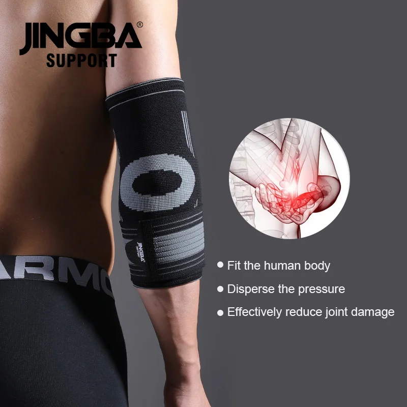 1 piece Elbow Compression Sleeve Support Brace Arm Warmers Arthritis Bandage Arm Pads Guard Stretch Accessories For Women Men