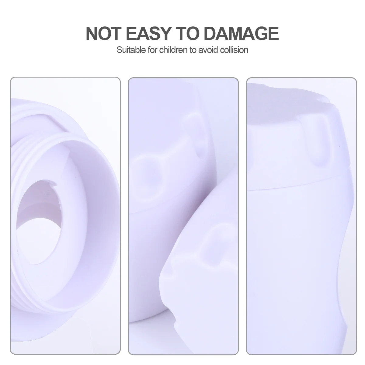 4 قطعة أقفال مقبض الباب حامي آمن للأطفال سهلة للبالغين يصعب للأطفال الصغار تصميم مضاد للتصادم مقبض الباب غطاء أمان