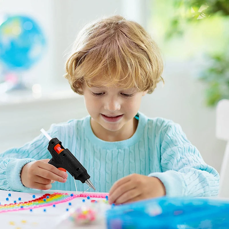 Mini pistolet à colle thermoélectrique 70W, avec bâtons de colle de 7mm, température de chaleur, outil de réparation thermoélectrique pour