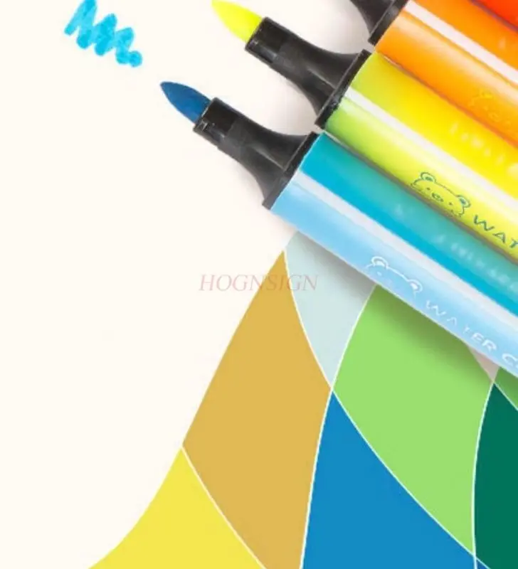 

12 шт. моющаяся акварельная ручка, нетоксичная, предназначенная для учащихся начальной школы в детских садах, для раскрашивания, наполнения