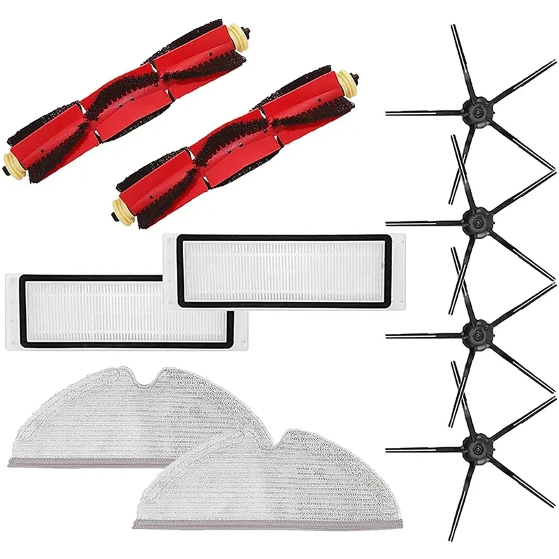 روبوت مكنسة كهربائية استبدال أجزاء ، ومناسبة ل شاومي Roborock E4 ، S6 ، MaxV ، S6 ، نقية S4 ماكس ، S5 ، S5 ماكس ، T6 ، 12 قطعة