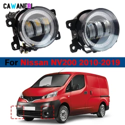 2 Stuks 30W Led Lens Mistlamp Angel Eye Daglicht Montage Voor Nissan NV200 2010-2019 Verstelbare Auto Rechts + links Mistlamp DRL H11