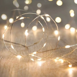 String Lights 1-20M impermeabile Wire Garland Fairy Lights compleanno matrimonio san valentino decorazioni natalizie festa in giardino all'aperto