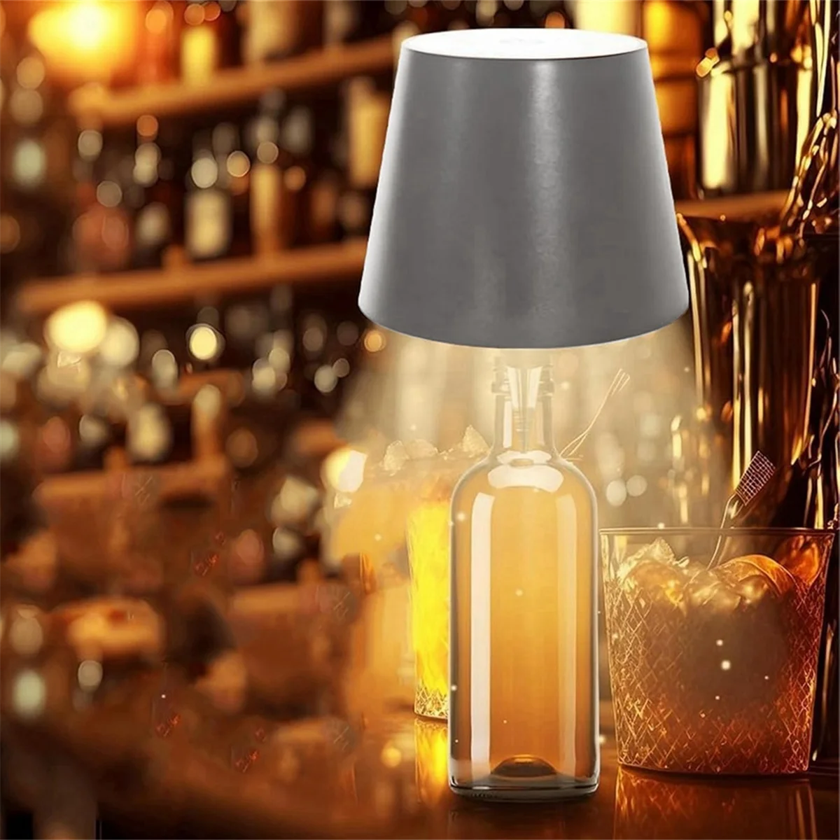 Беспроводная лампа для бутылок ABNG, беспроводная лампа для бутылок, подсветка для бутылок с ликером, беспроводная настольная лампа для бутылок вина