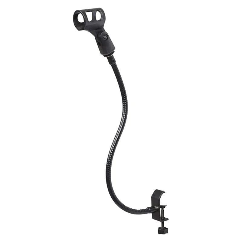 2X Microphone Stand 360 Degree Flexible Gooseneck Microphone Stand Adjustable Desk Mic Arm Stand With Clip