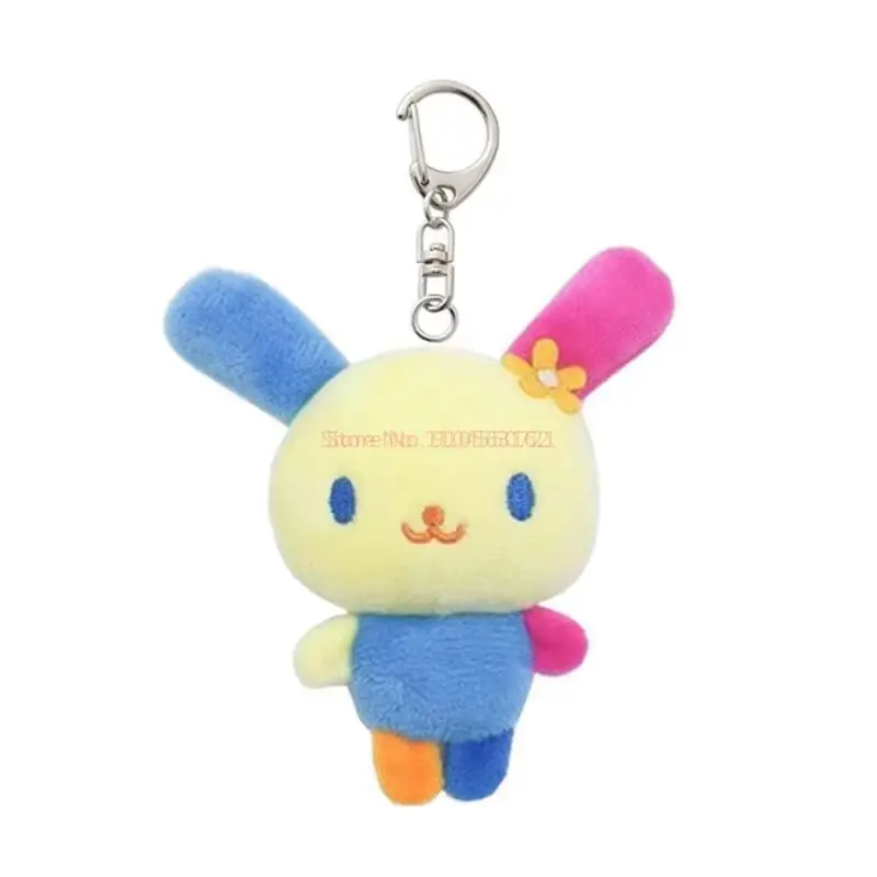 Kt Cute Usahana Plush Keychain Key Chain Keyring Rabbit Bunny Kawaii Women Bag Keychains Mascot Kids Toys For Girls Small Gift