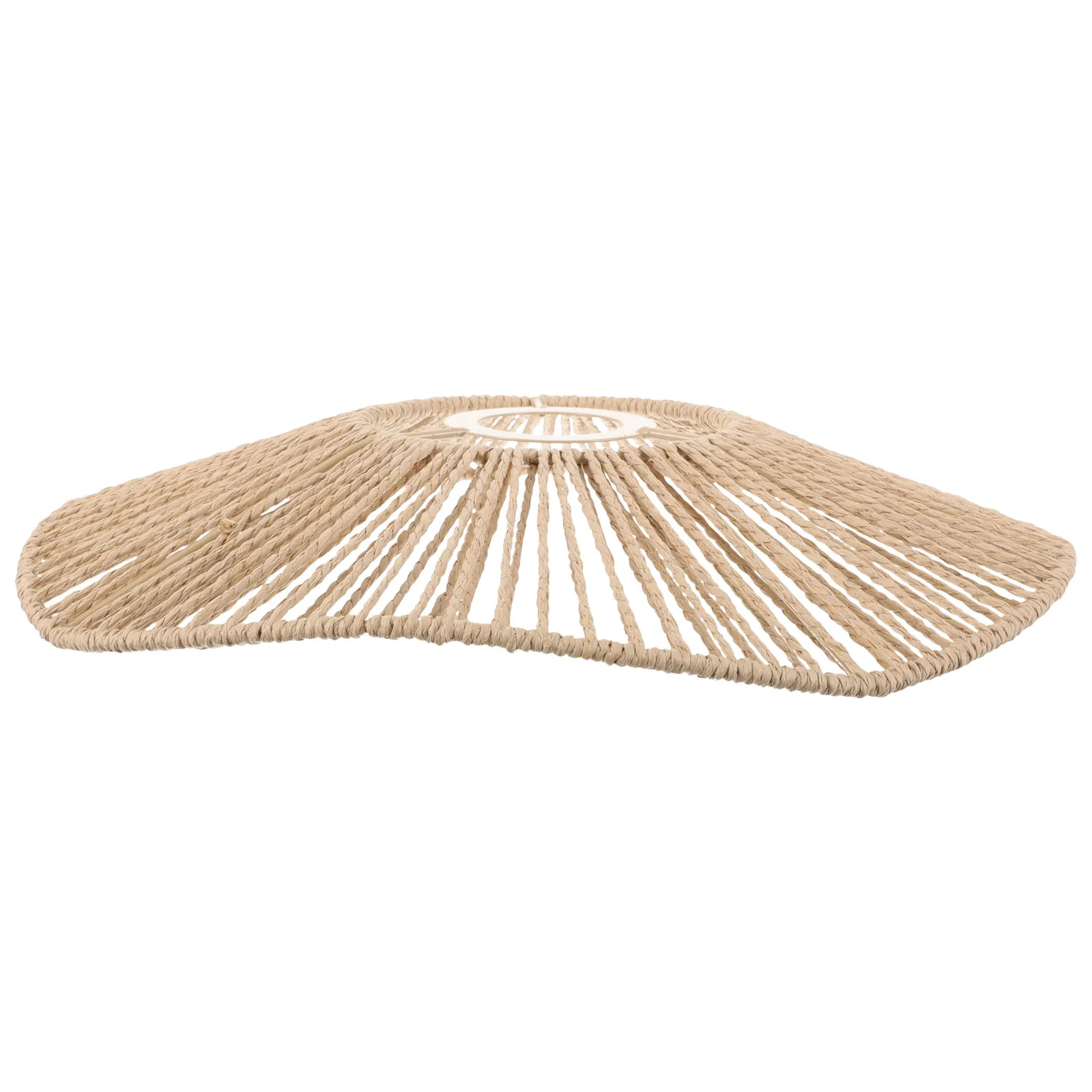 

Small Retro Style Lampshade E27 Socket Ceiling Lamp Cover Woven Paper Lamp Shade Vintage Lighting Supply Indoor Light Cover