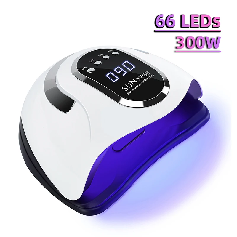 High Power 66 LEDs UV Led Nail Lamps For Nails Drying Lamp with Smart Sensor Nail Manicure Machine Professional Nail Salon Tools