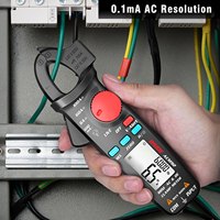 BSIDE Digital Clamp Meter DC/AC Current 100A 0.1/1mA Car Repair Ammeter Voltage Resistance Hz V-Alert Continuity Tester
