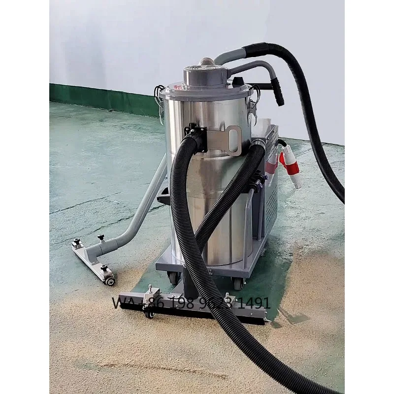 High Efficiency  New Stainless Steel Industrial Metal Chip Collection Vacuum Cleaner with 1800W Motor
