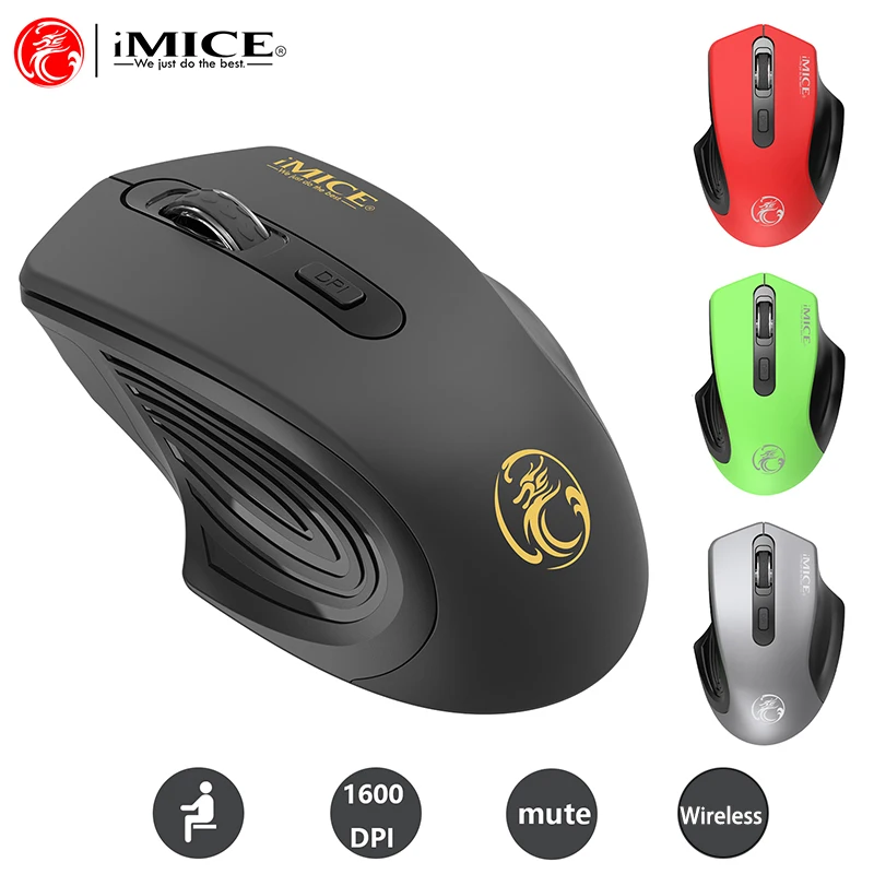 2.4G Wireless Office Optical Mouse With 2.4G Receiver Slient Click Computer Soundless Mouse For PC Computer Laptop Mac Tablet
