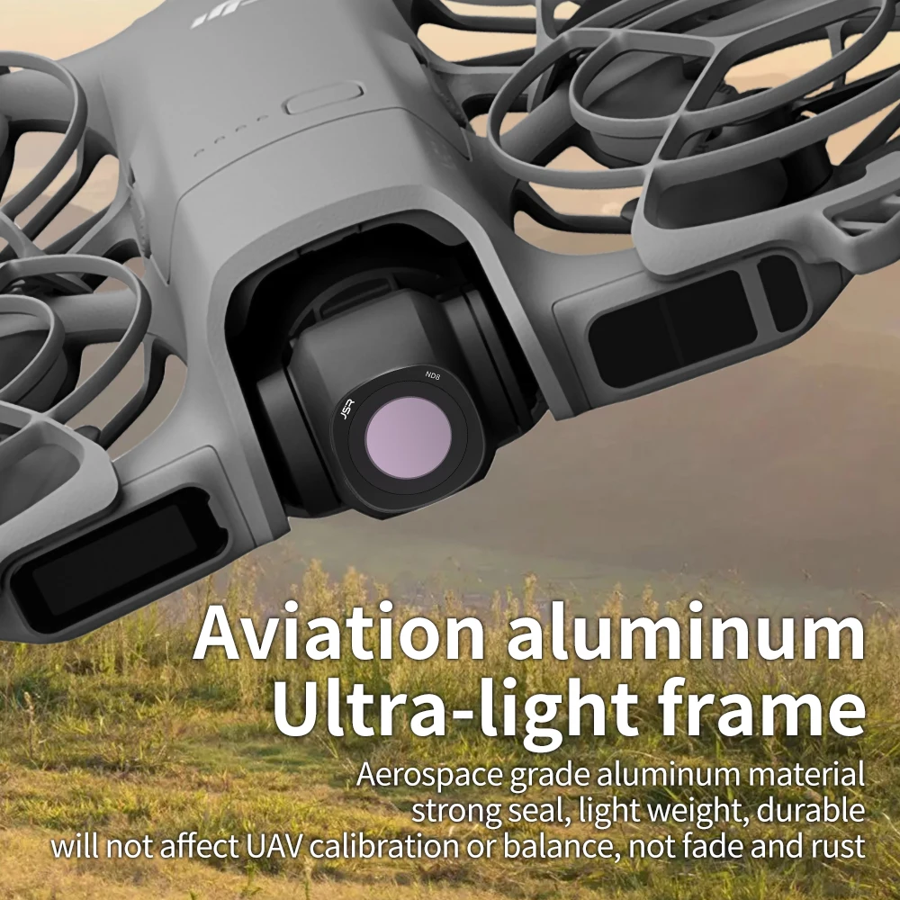 Для фильтров DJI NEO2, УФ-фильтров, поляризаторов CPL, водонепроницаемых аксессуаров для дронов с многослойным покрытием ND