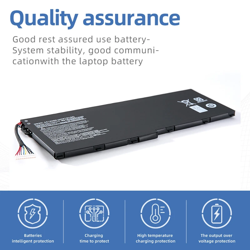 SUOZHAN New AC16A8N Laptop Battery for Acer Aspire V17 V15 Nitro VN7-593G VN7-793G VN7-793G-73YP 78E3 VN7-793 717L 4ICP7/61/80