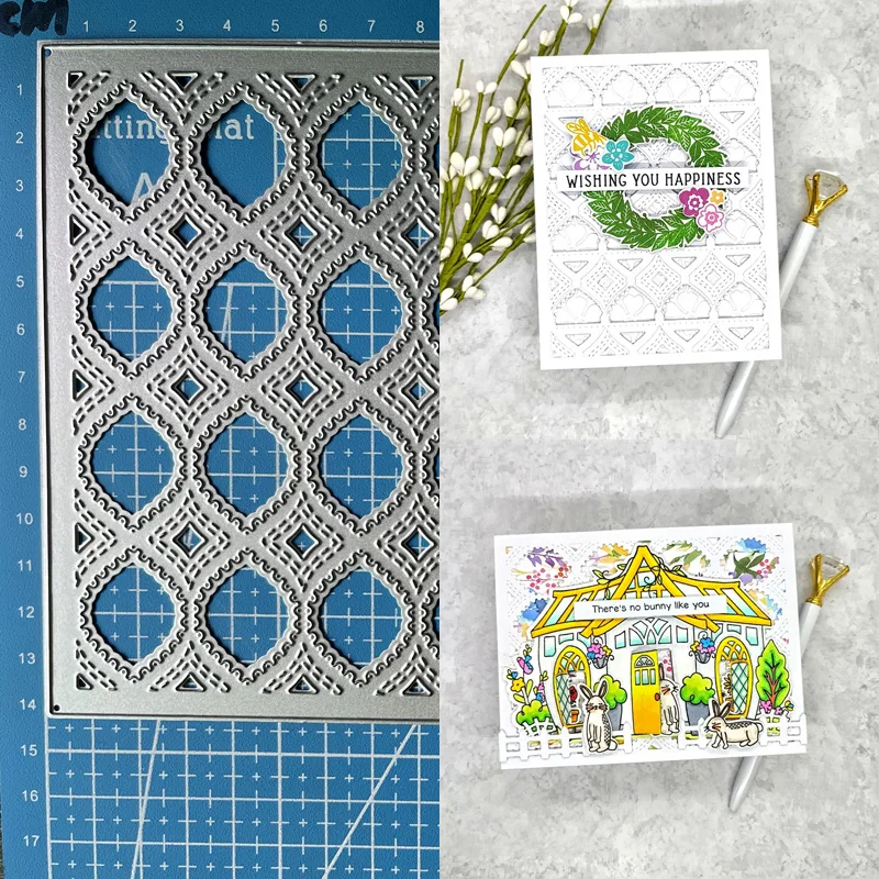 Lucky Goddess Metal Cutting Dies Pretty Things Panel #1 Diy Scrapbooking Photo Album Decorative Embossing Paper Card Crafts