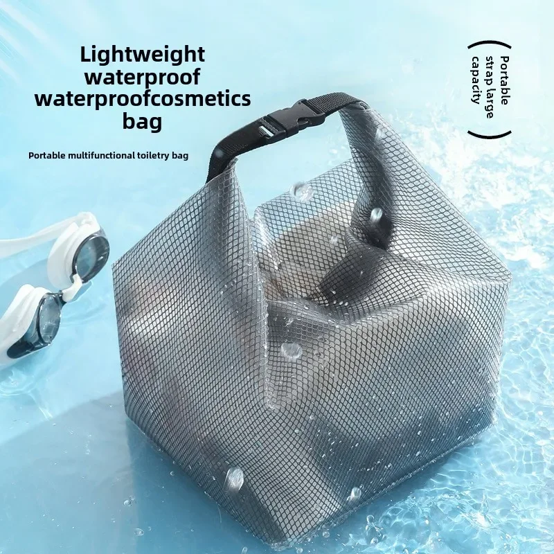 New Waterproof Storage Bag, Anti Fouling and Dirt Resistant EVA Cosmetics Storage Bag, Diagonal Cross Hand-held Storage Bag