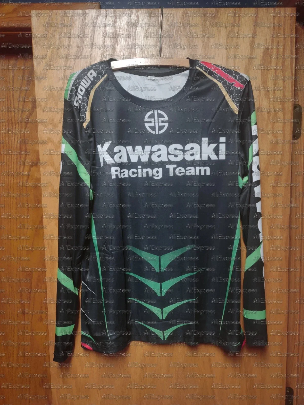 

Kawasaki Джерси для мотокросса с длинными рукавами, быстросохнущая дышащая спортивная рубашка для суперкросса, удобное тонкое мотоциклетное снаряжение для гонщиков