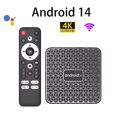 TV Box Mortal T1 MINI 4K Android 14.0 Wifi6 RK3518 Quad Core Voice Control Assistant Media Player Smart Android Set Top Box